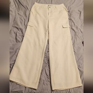 Women's Cream Tweed‎ Cargo Pants